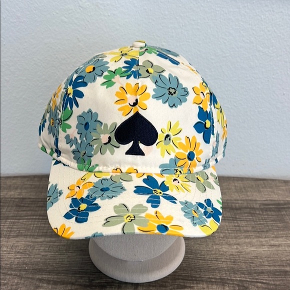 Kate Spade ♠️ | French Cream Floral Baseball Hat - Picture 1 of 8